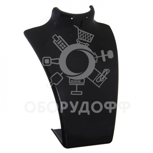 PB-416 Бюст для украшений, 13,5 х 10,5 х 20 см, h=20 см, цвет чёрный, глянцевый