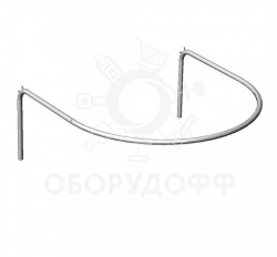 5M-P Кабина примерочная полукруглая,  белый