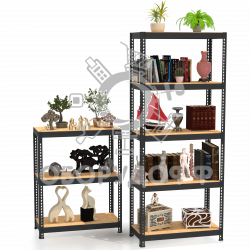 МZ-PROFIL Стеллаж универсальный 1800х900х400 мм (RAL9011)