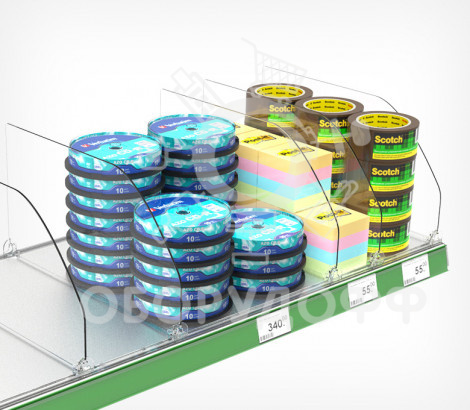 DIV200 Пластиковый разделитель высотой 200 мм с фиксированной длиной