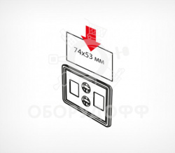 TM A8 Пластиковая рамка серии ТЕХНО МИНИ формата А8
