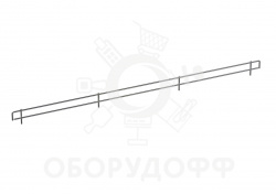 Ограждение проволочное фронтальное H-30 мм, под хром (N80.0177S00, 665)