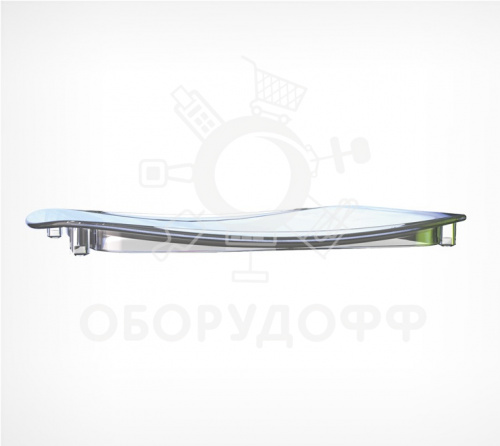CX001 Монетница квадратная 205х170х16 мм, прозрачная