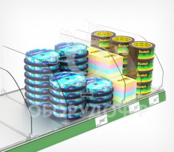 DIV200 Пластиковый разделитель высотой 200 мм с фиксированной длиной