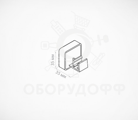 MAGNET-00 Магнитный держатель рамки под углом 0° к поверхности