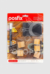 FIXPOS-WOODCUBE1 Набор ценникодержатели+маркерный таблики