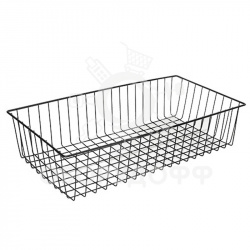 GLS 063A \ Корзина 600х300х150 мм, черный