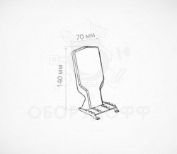 BACK Пластиковая ударопрочная задняя опора