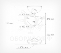 650102 TOWER Корзина для распродаж, цвет Белый