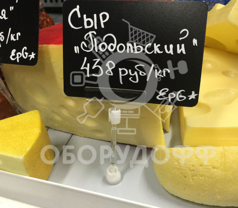 MAG-CLIP Магнитный ценникодержатель на магнитном держателе прозрачный