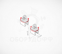 H-CLIP-SW Клипса с поворачивающейся петлей для подвешивания рамок