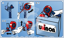 UNIBOB T290RP Ручной диспенсер для скотча