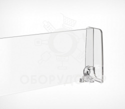 DIV60-ВT60 Пластиковый обламывающийся разделитель высотой 60 мм c передним ограничителем 60 мм