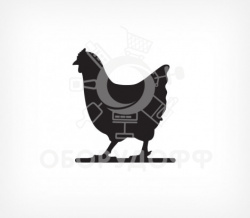 BB CHICKEN Меловая табличка для нанесения надписей 