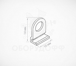 CLICKER HOOK Петля для подвешивания пластикового профиля