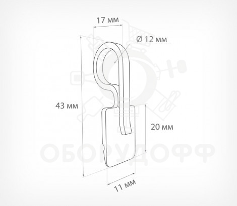 PC HOOK Петля для кассет цен